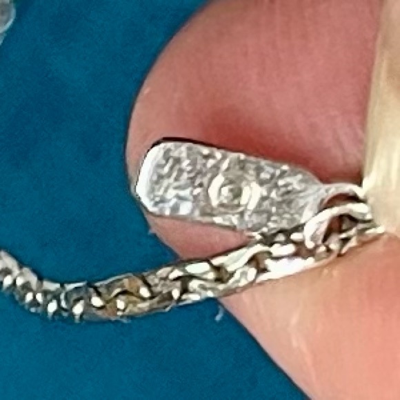 November birthstone silver person pendant & chain - Picture 6 of 11